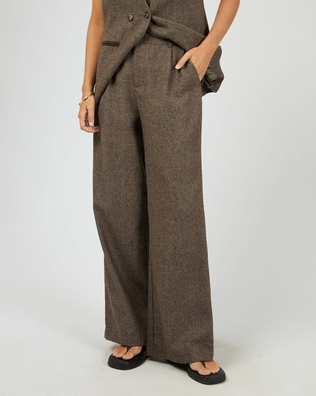 All About Eve Elodie Pant - Brown