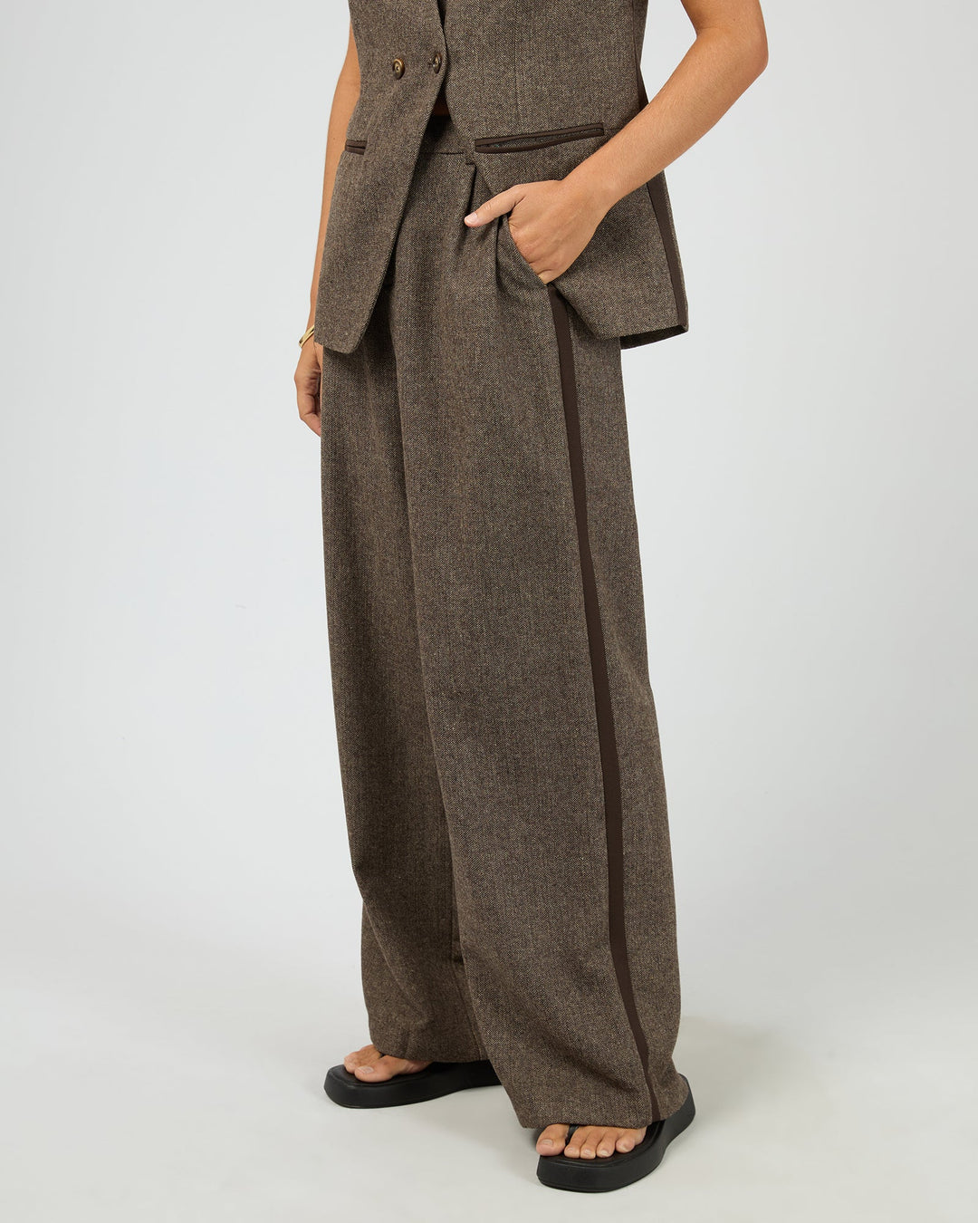 All About Eve Elodie Pant - Brown