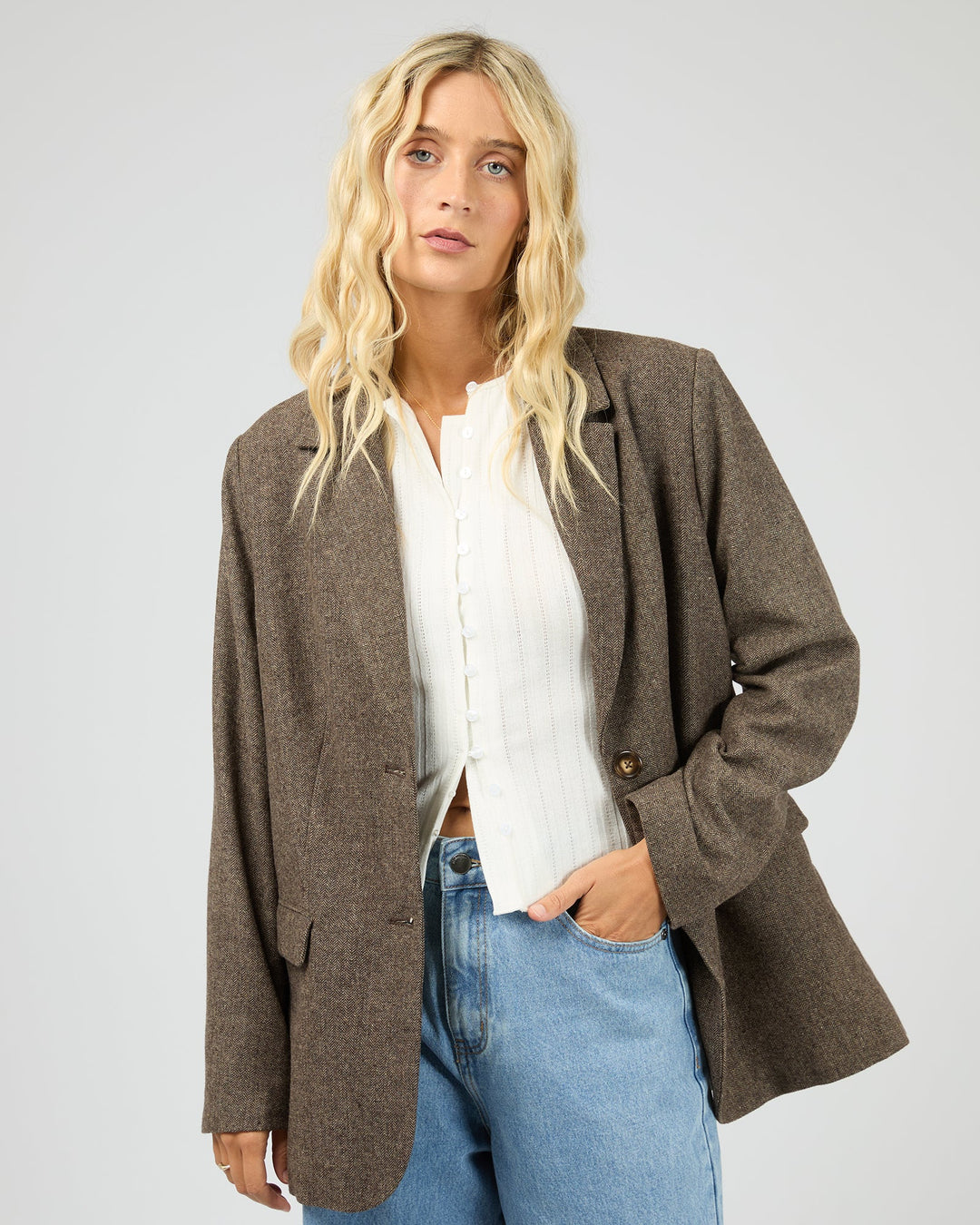 All About Eve Elodie Blazer - Brown