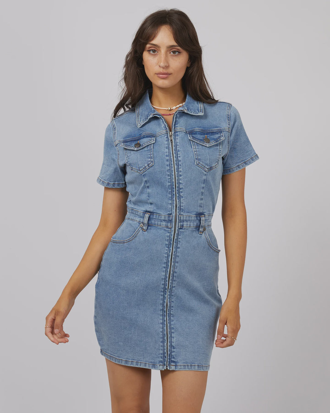 all about eve denim dress All About Eve | Flattering fit and easy to wear | Sunny Denim Dress #allabouteveclothing