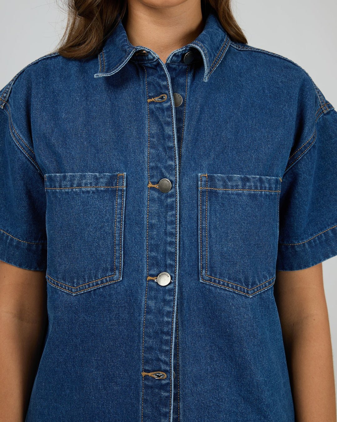 All About Eve Simi Denim Shirt - Heritage Blue