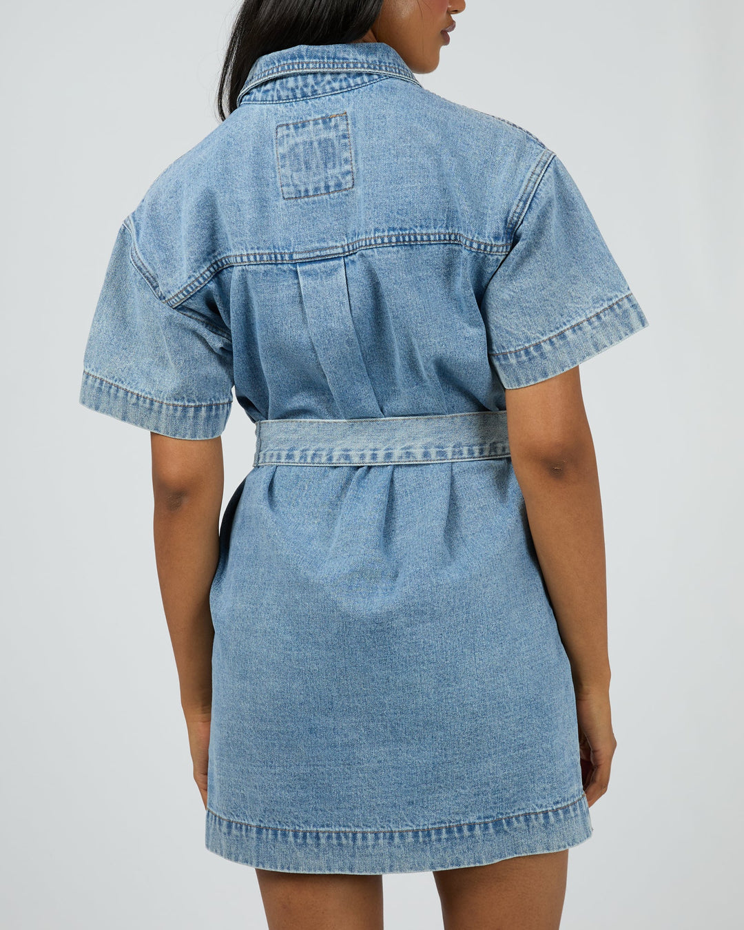 All About Eve Sunny Denim Dress - Light Blue