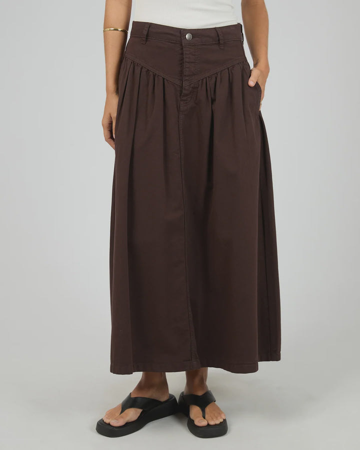 All About Eve Arlo Maxi Skirt - Brown