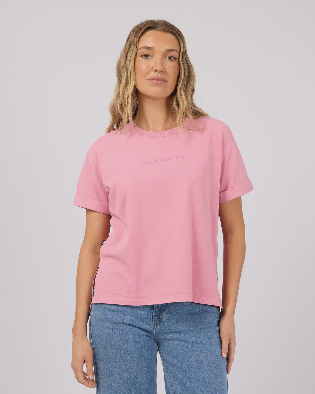 All About Eve AAE Washed Tee - Orchid
