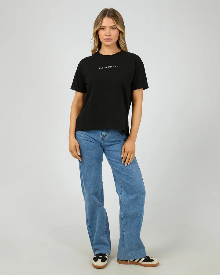 All About Eve AAE Washed Tee - Black