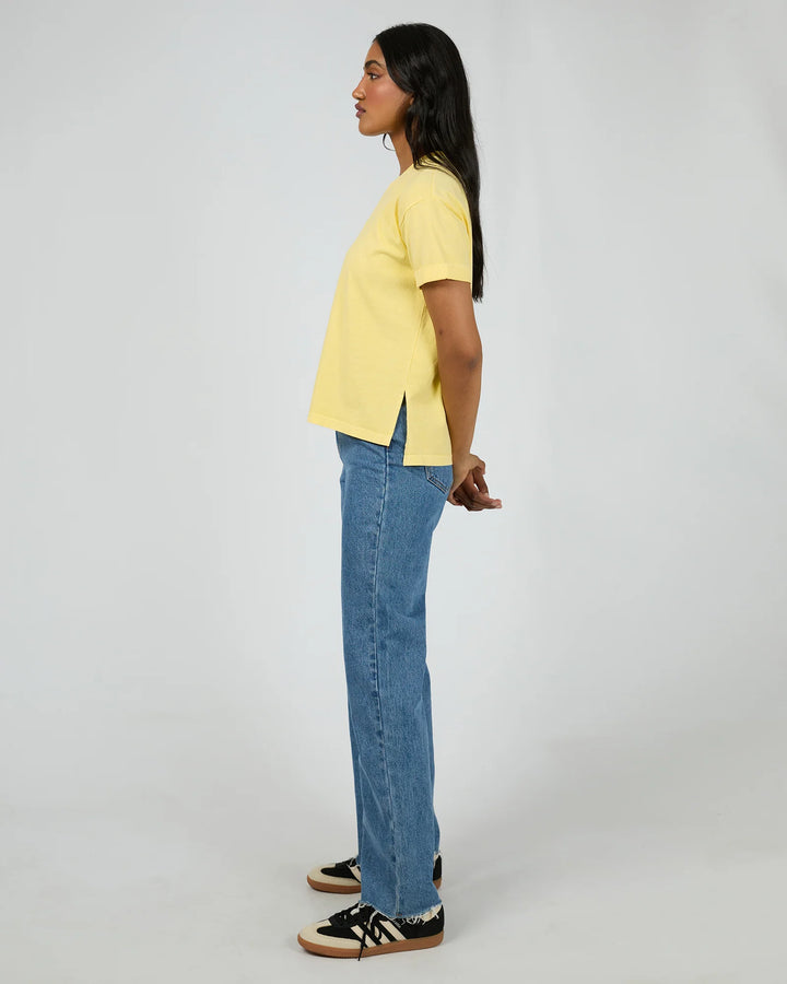 All About Eve AAE Washed Tee - Lemon