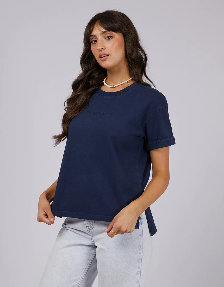 All About Eve AAE Washed Tee - Navy