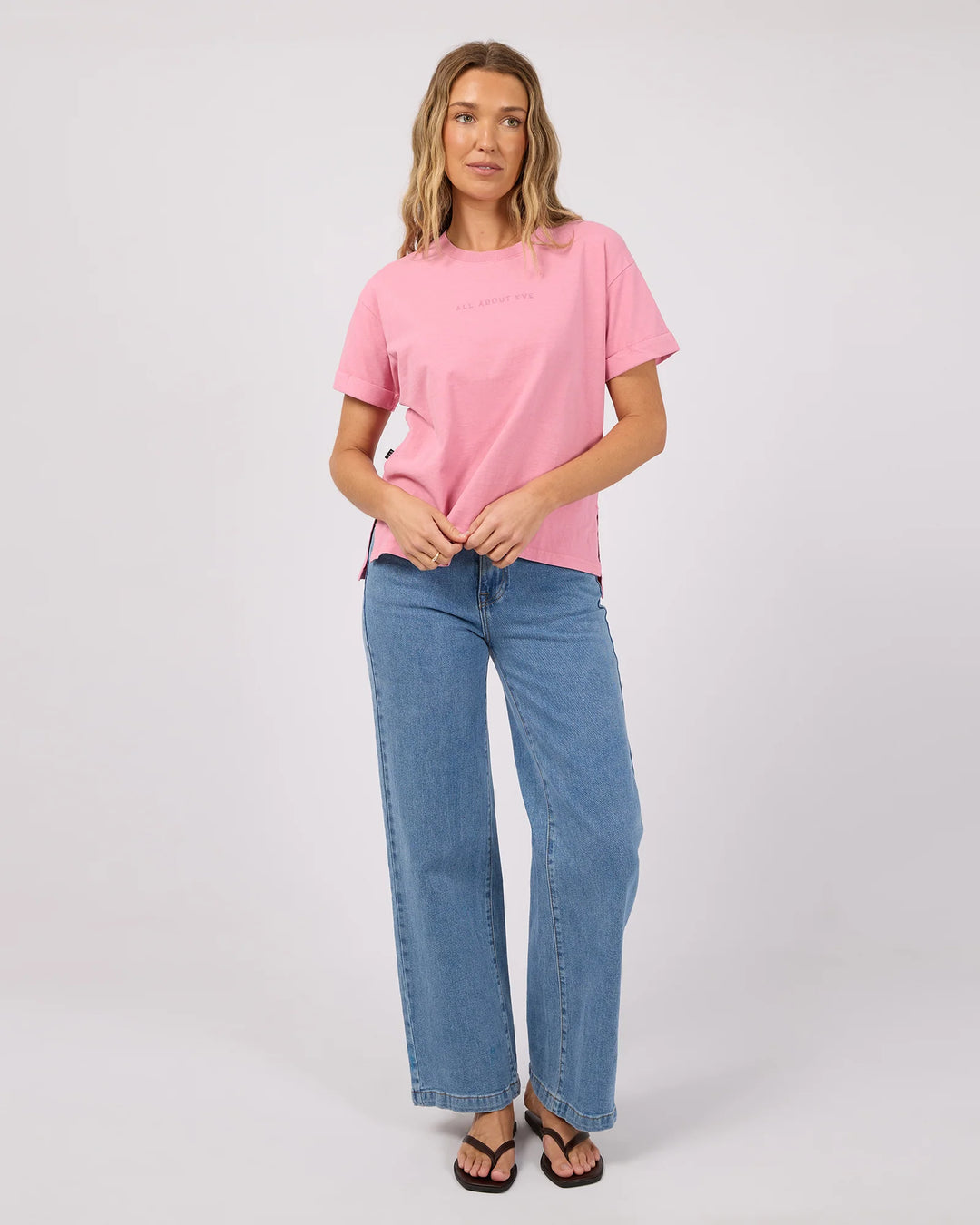All About Eve AAE Washed Tee - Orchid