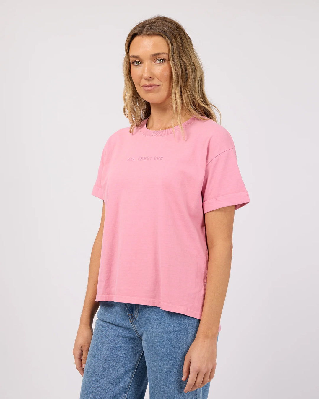 All About Eve AAE Washed Tee - Orchid
