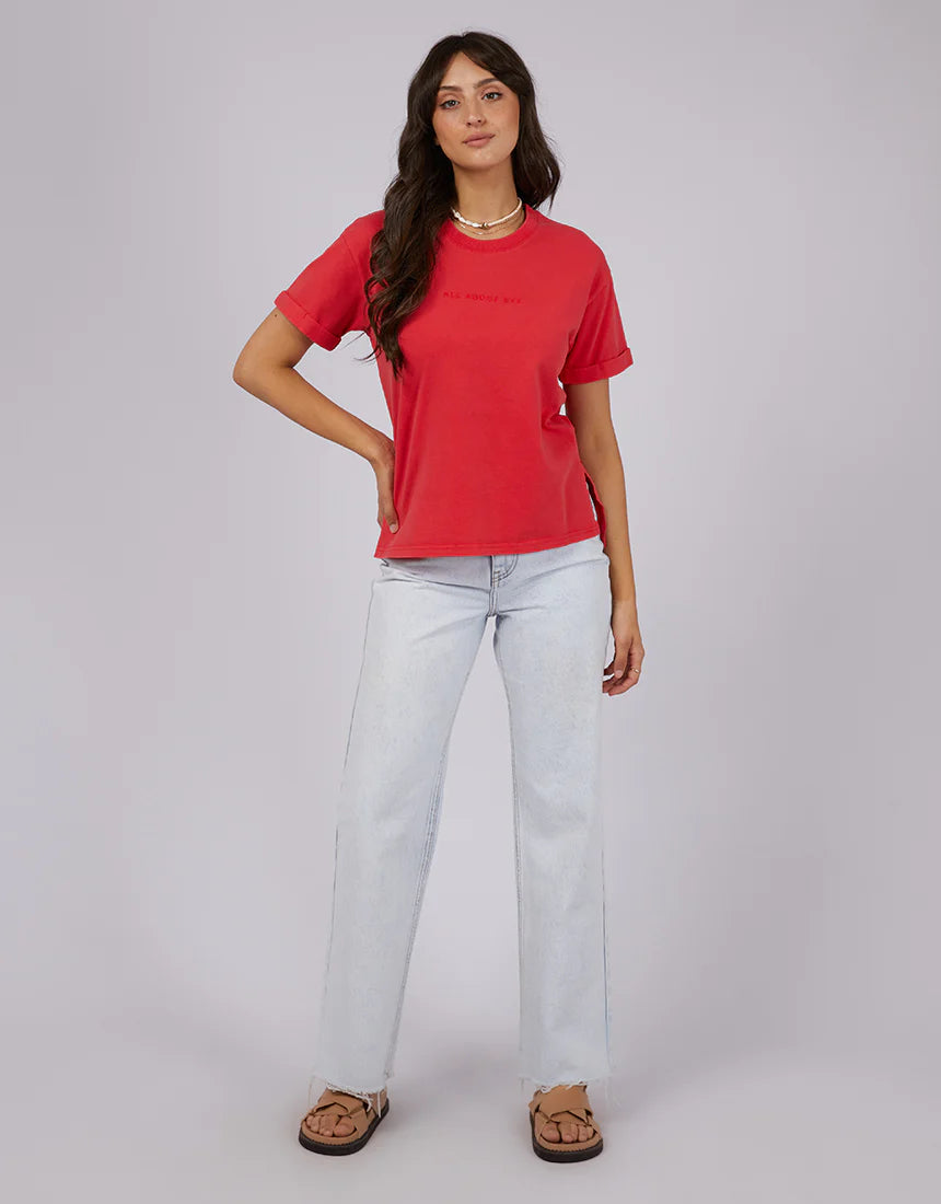 All About Eve AAE Washed Tee - Red