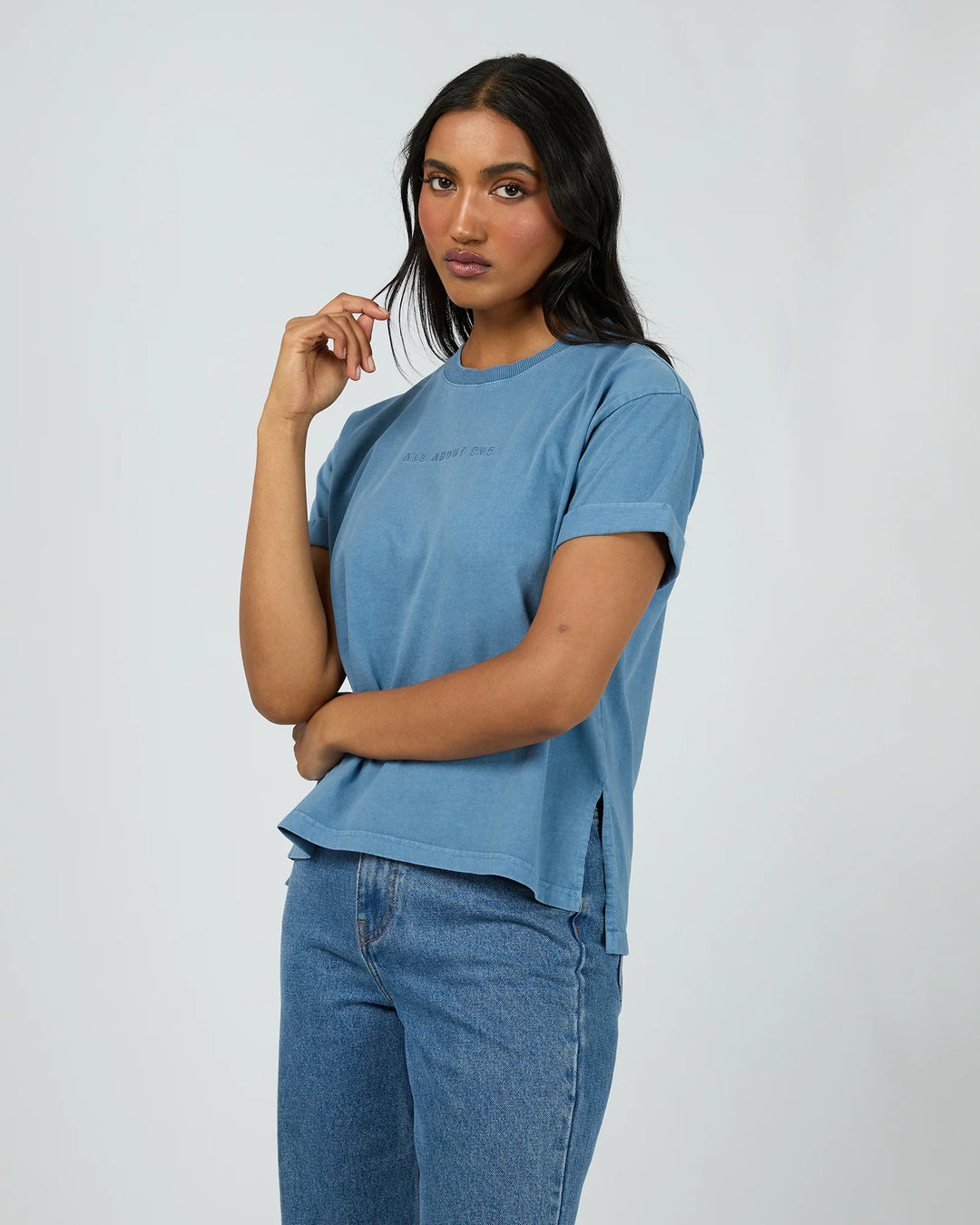 All About Eve AAE Washed Tee - Denim