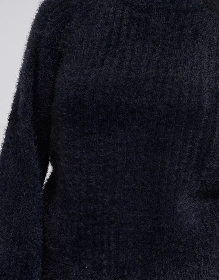 All About Eve Missy Oversized Knit - Black