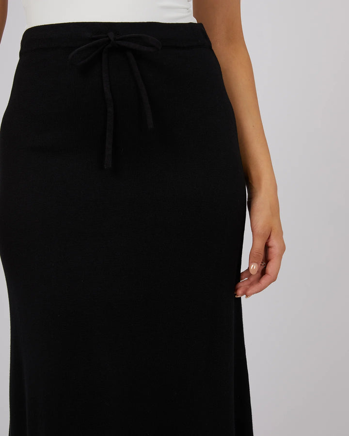 All About Eve Eve Knit Skirt - Black