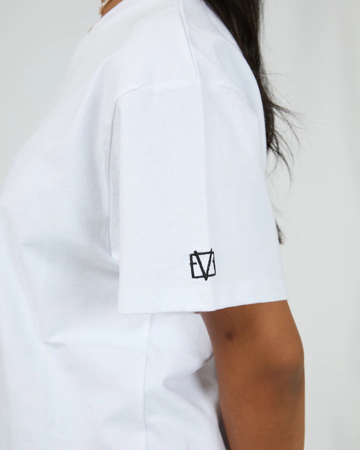 All About Eve Basic Monogram Tee - White