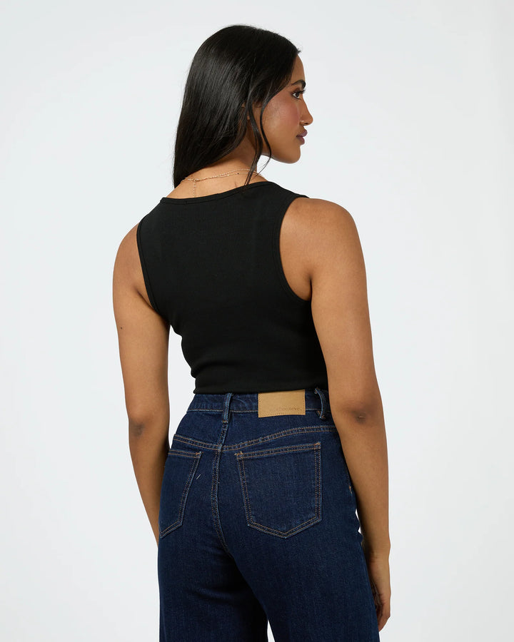 All About Eve Icon Tank-Black