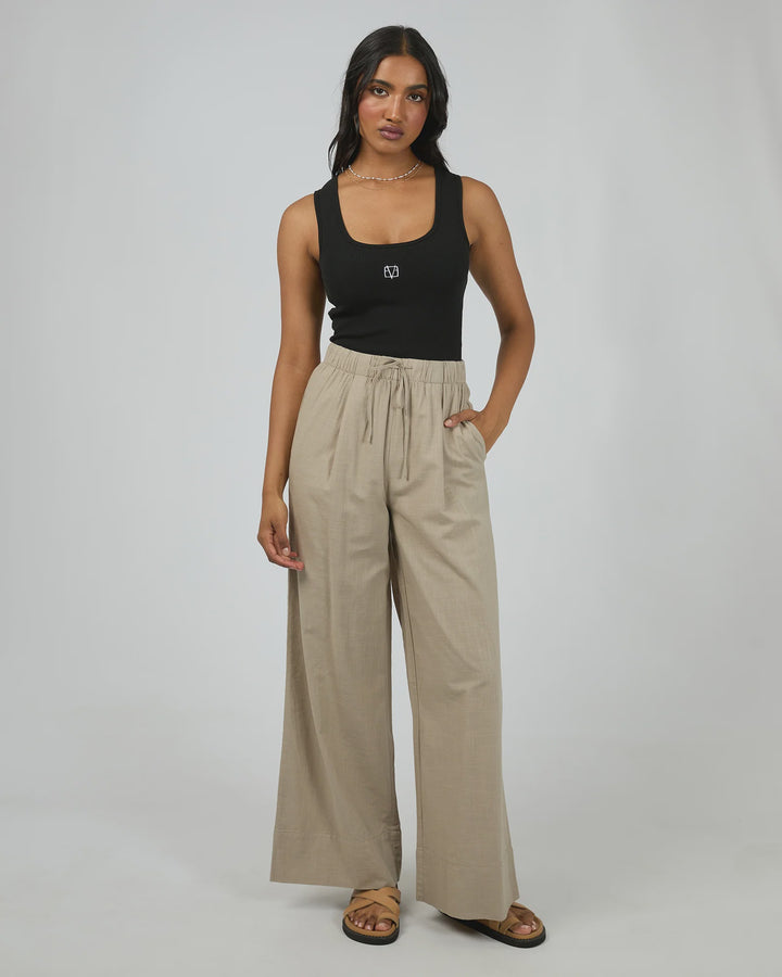 All About Eve Essential Pant - Stone