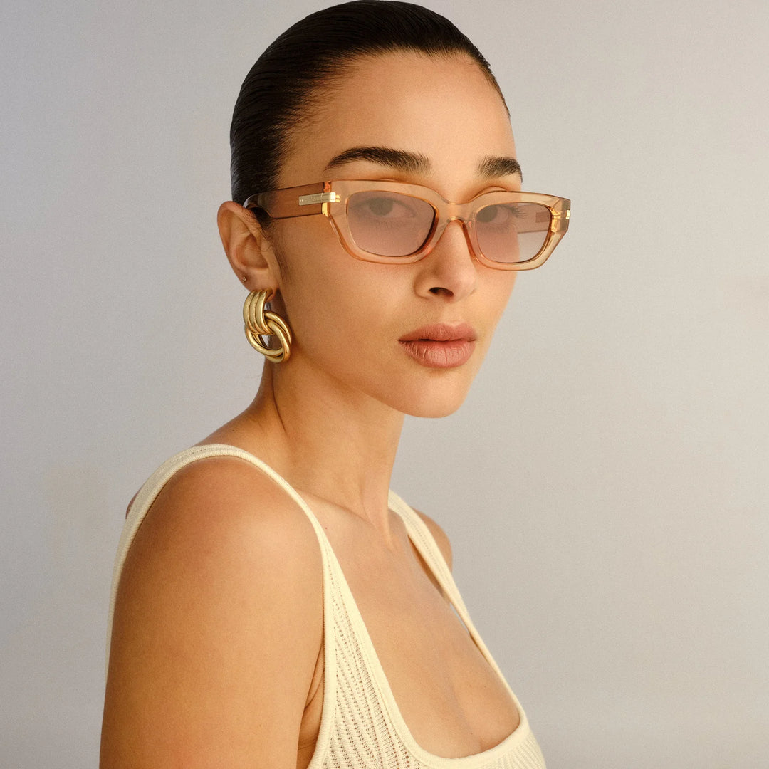 Le Specs Cubito Sunglasses - Sand