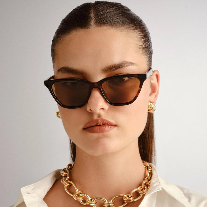 Le Specs Unfaithful Sunglasses-Tort