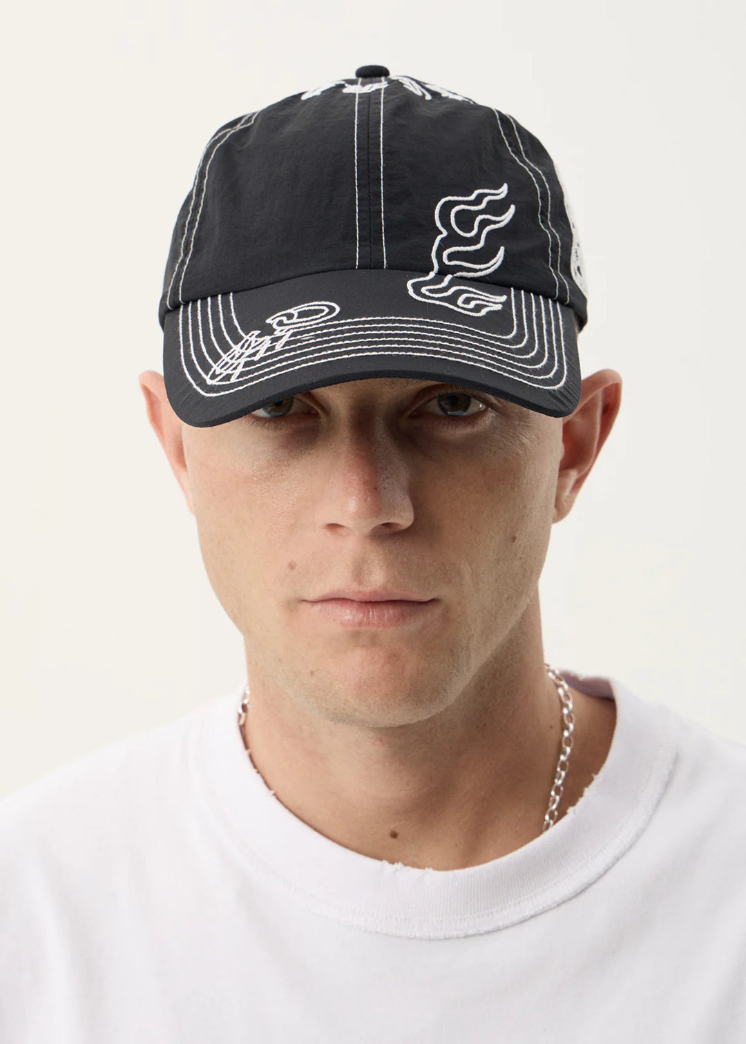 Afends Motor Six Panel Cap - Black