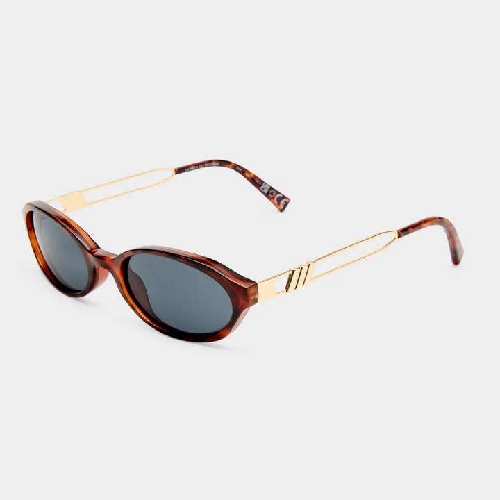 Le Specs Lunita Sunglasses - Dark Tort