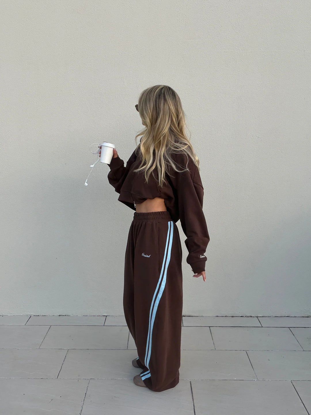 SSAINT Barrel Trackpant - Brown/Blue