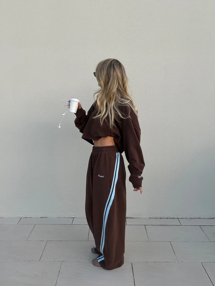 SSAINT Barrel Trackpant - Brown/Blue
