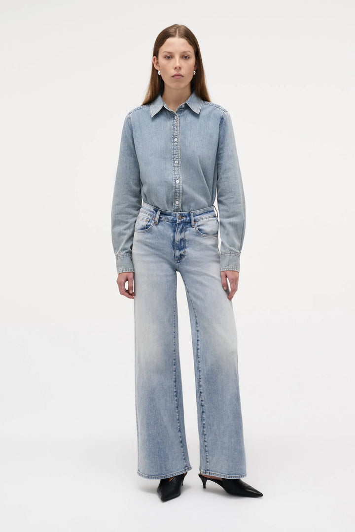 Neuw Denim Eva Wide Jean - Fast Lane - Light Vintage Indigo