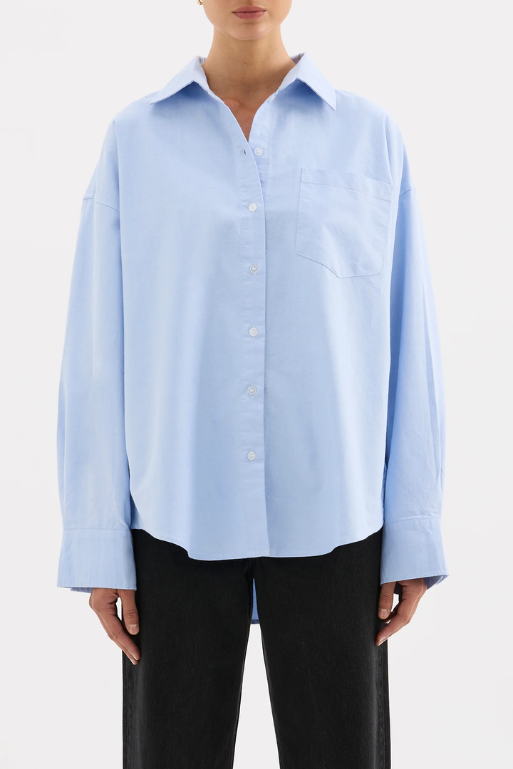 Nude Lucy Classic Cotton Shirt - Blue