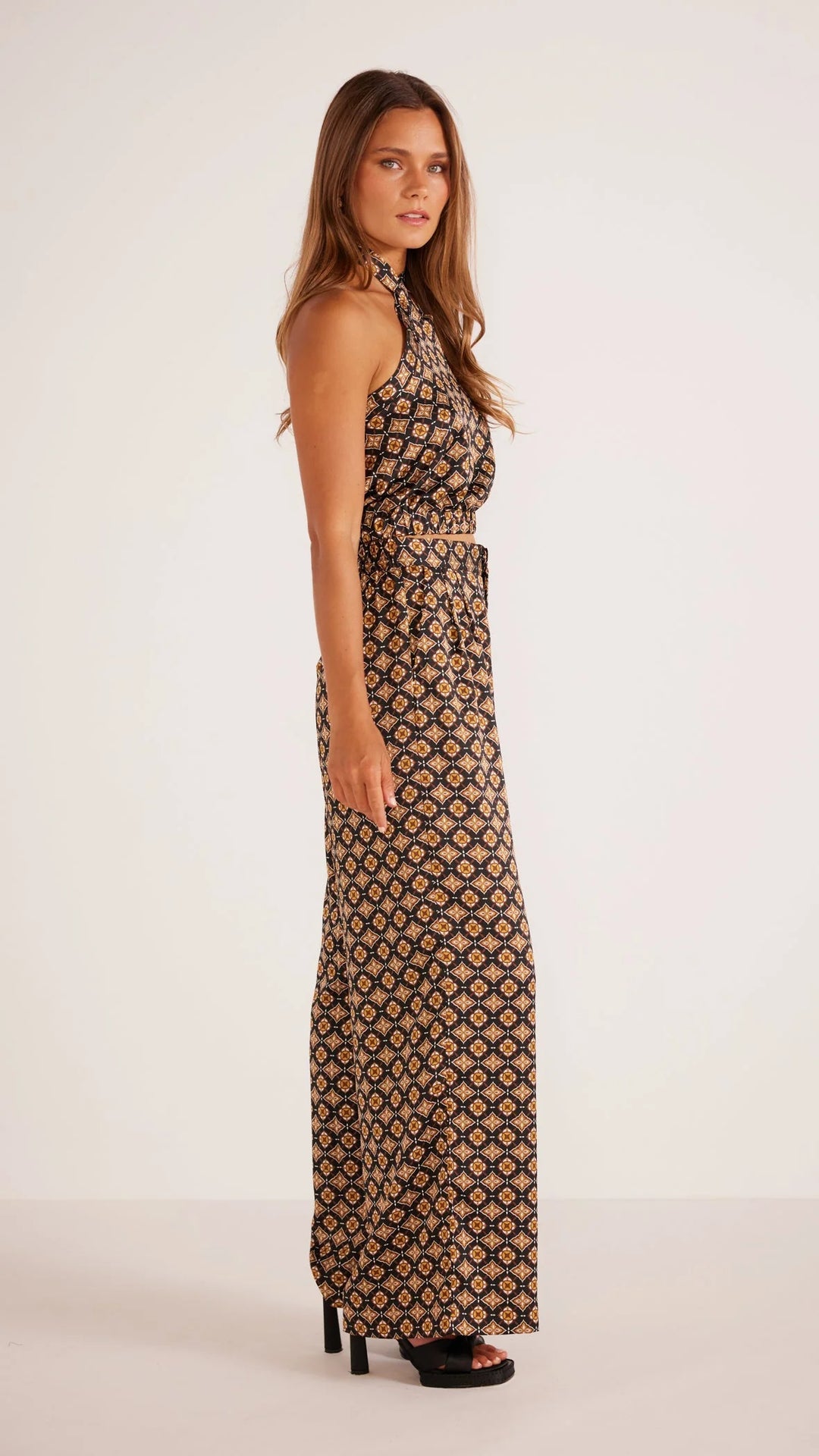 Minkpink Skylar Pants - Black/Gold