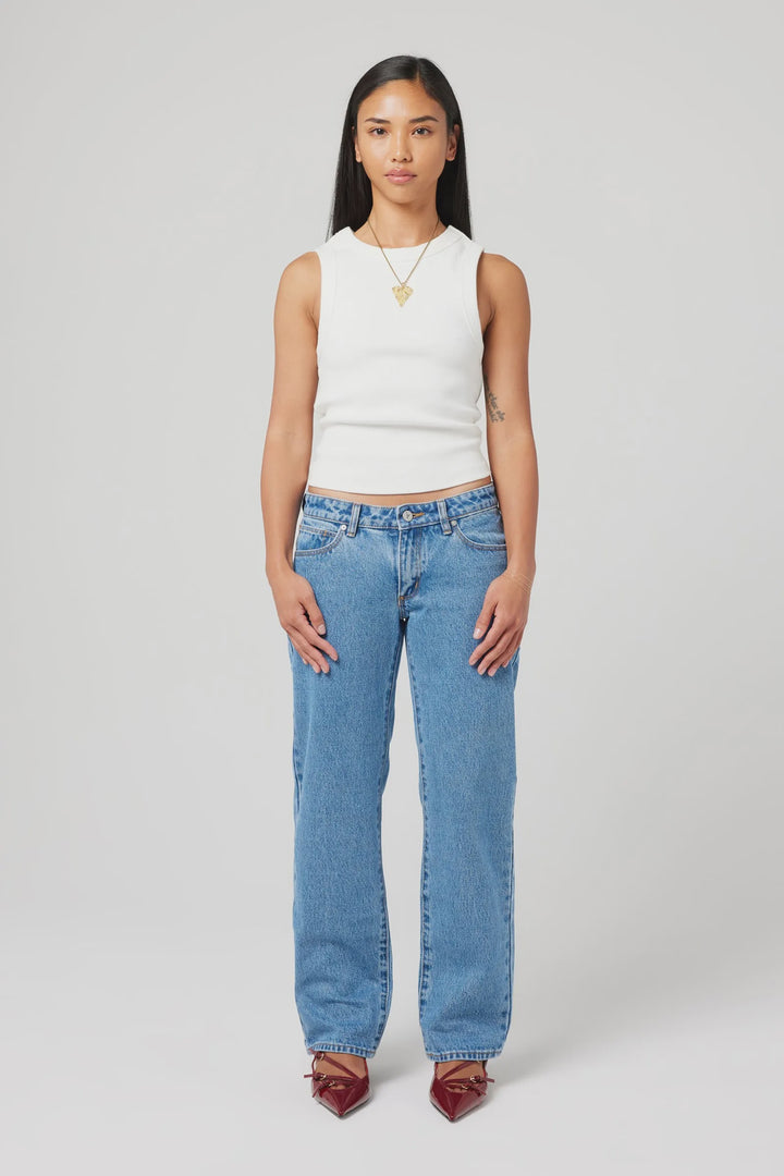 Abrand A 99 Low Straight Petite Jean - Katie Organic