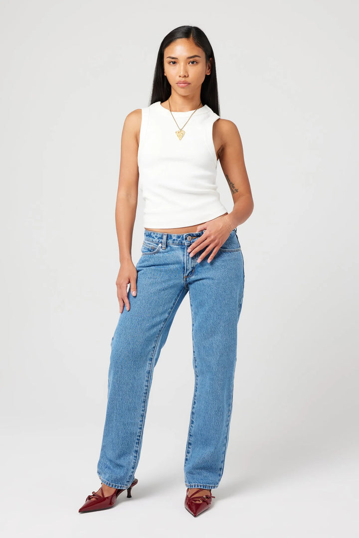 Abrand A 99 Low Straight Petite Jean - Katie Organic