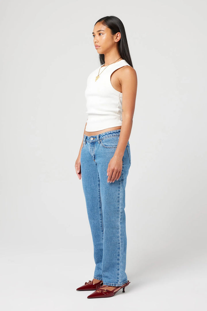 Abrand A 99 Low Straight Petite Jean - Katie Organic