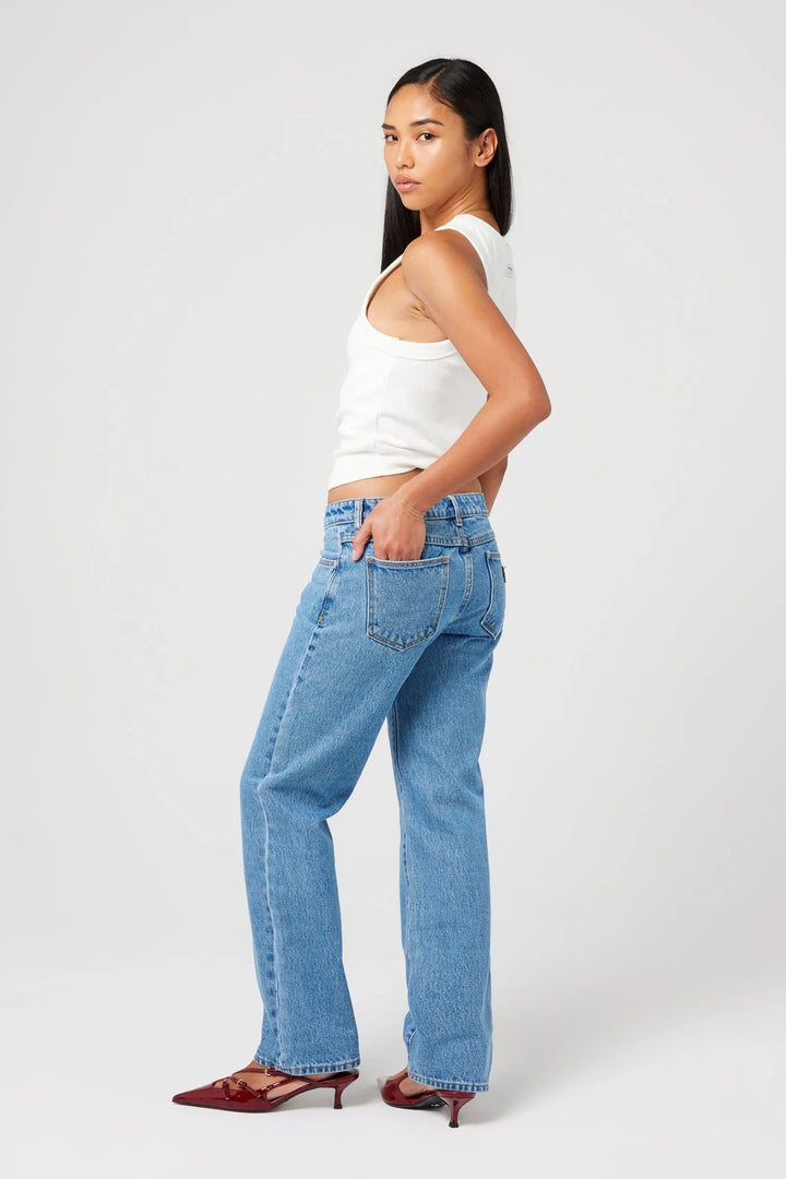 Abrand A 99 Low Straight Petite Jean - Katie Organic