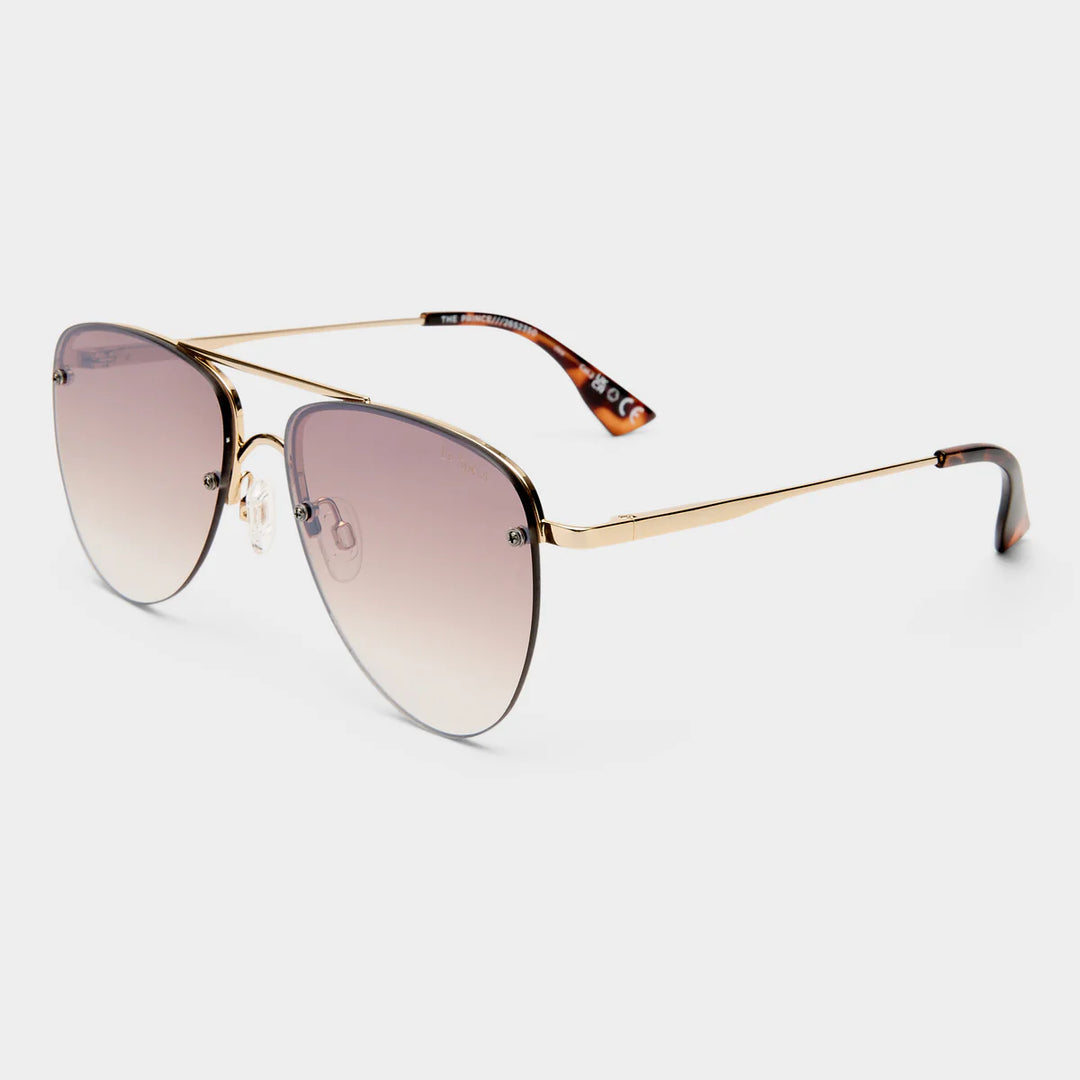 Le Specs The Prince Sunglasses - Gold
