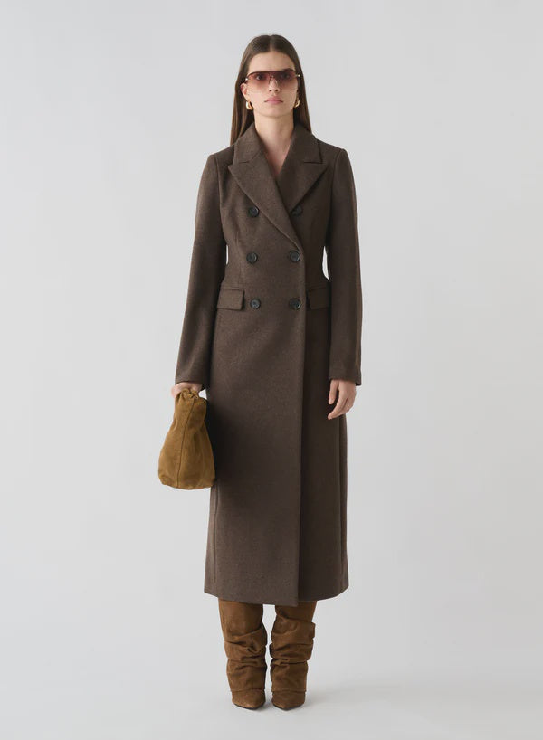 Esmaee Reference Tailored Coat - Espresso