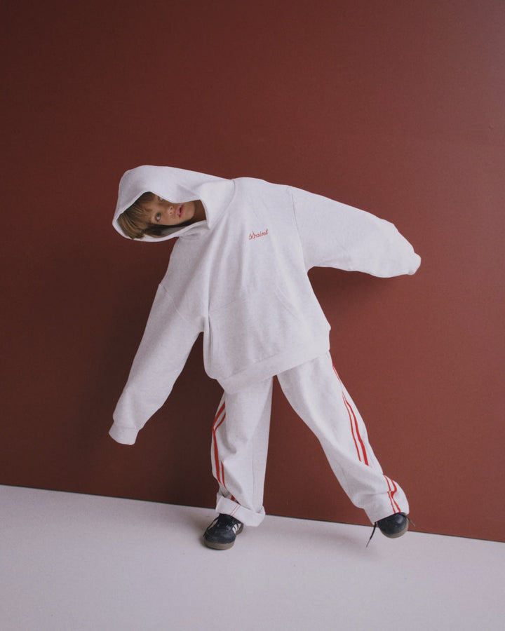 SSAINT Kids Barrel Pants - Grey/Red