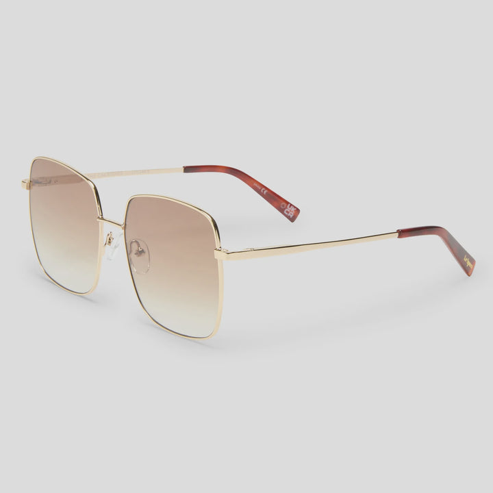 Le Specs The Cherished Sunglasses - Gold Tan Gradient