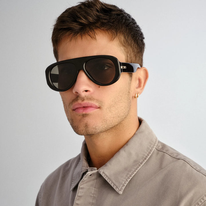 Le Specs Dream Boat Sunglasses - Black