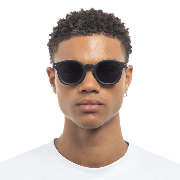 Le Specs Hoodwinked Sunglasses - Matte Black Polarised