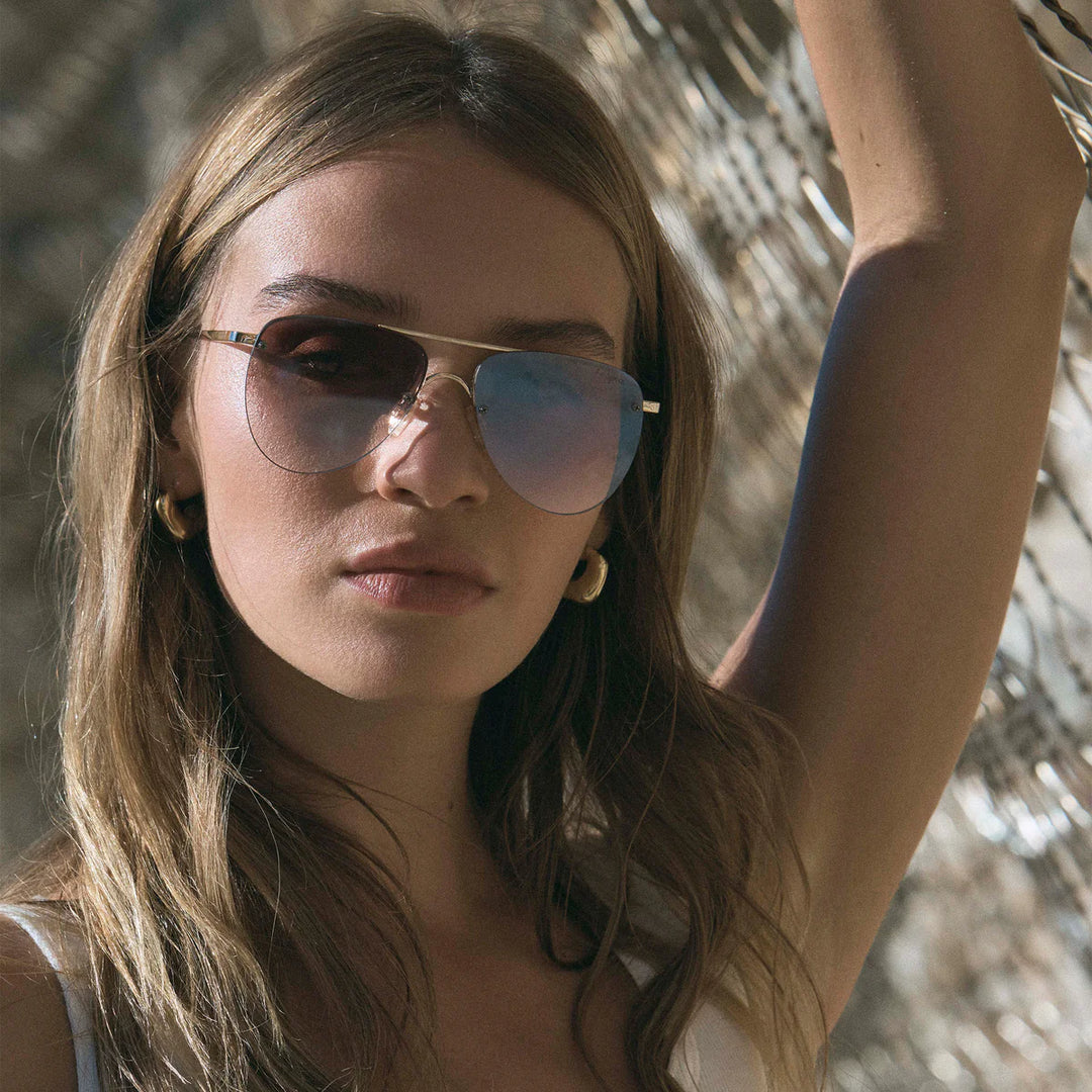 Le Specs The Prince Sunglasses - Gold