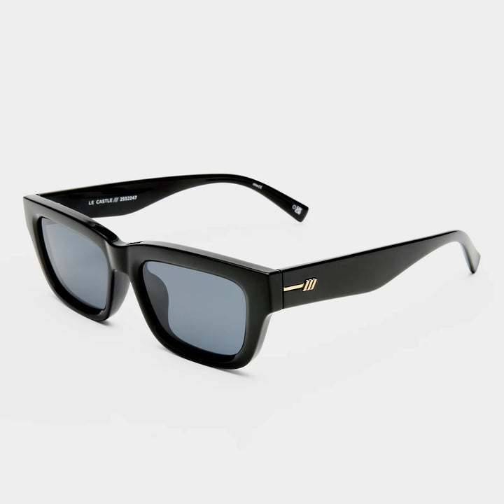 Le Specs Le Castle Sunglasses-Black