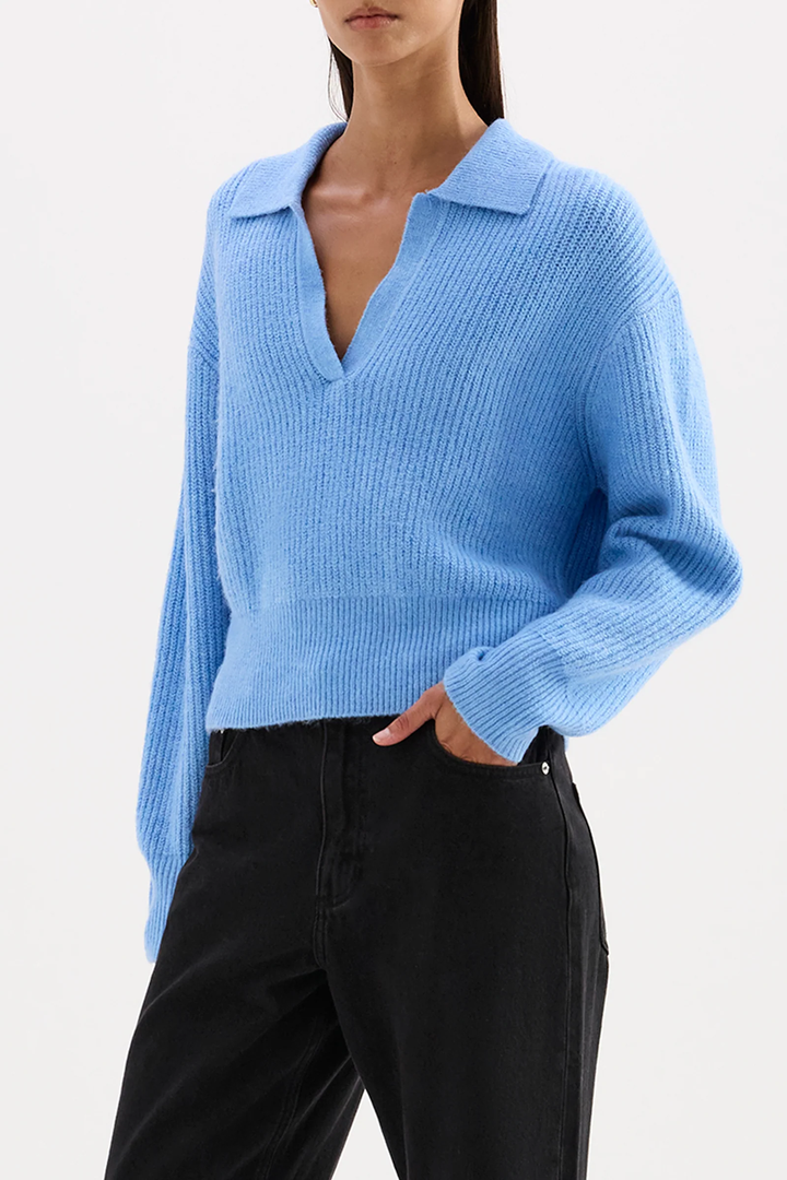 Nude Lucy Coleen Rugby Knit - Horizon