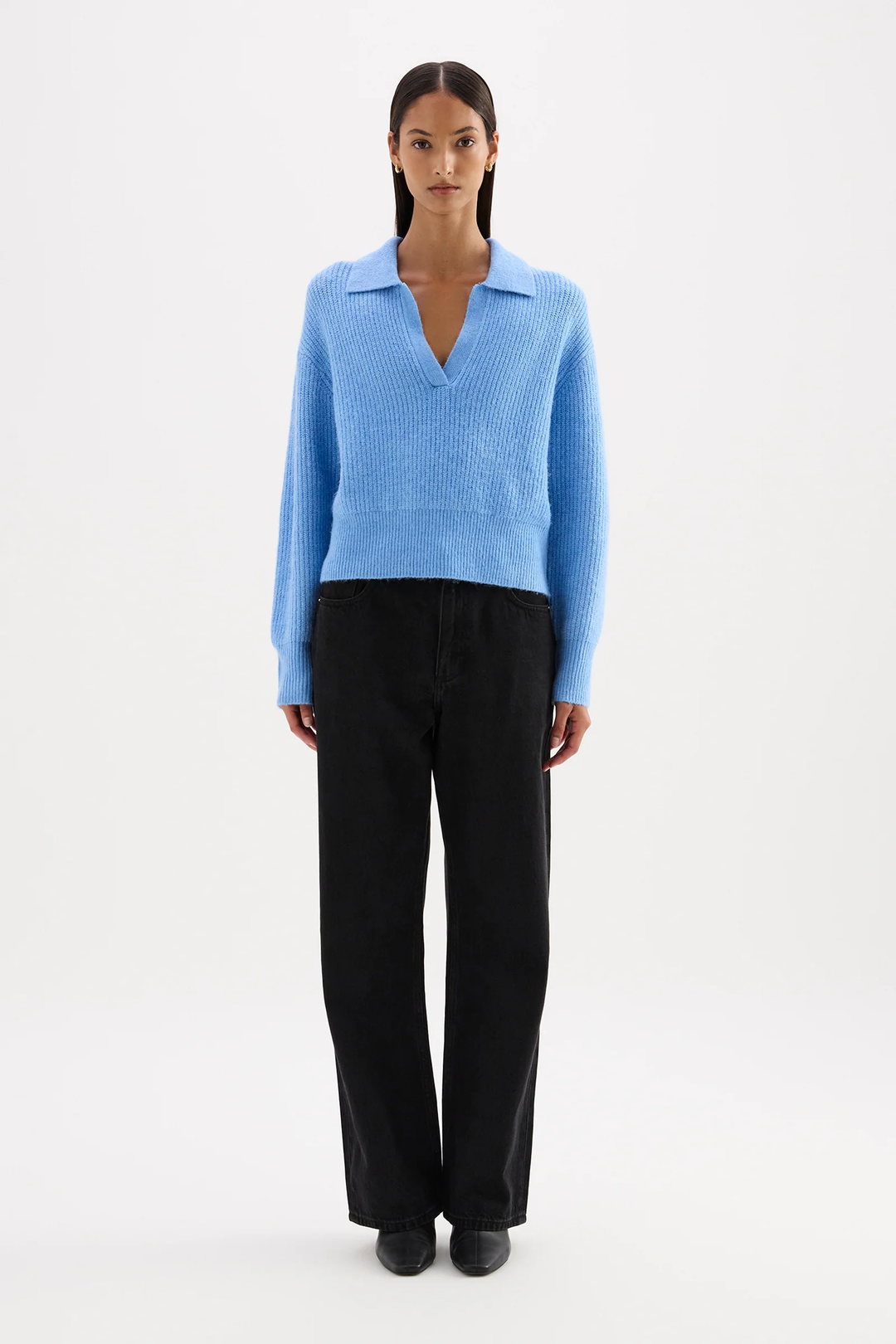 Nude Lucy Coleen Rugby Knit - Horizon