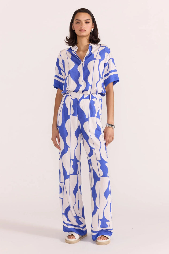 Staple The Label Santi Resort Shirt - Blue