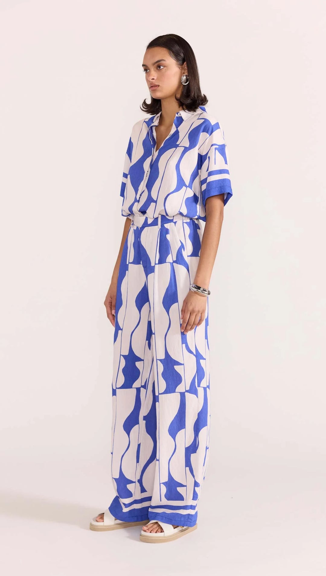 Staple The Label Santi Resort Shirt - Blue