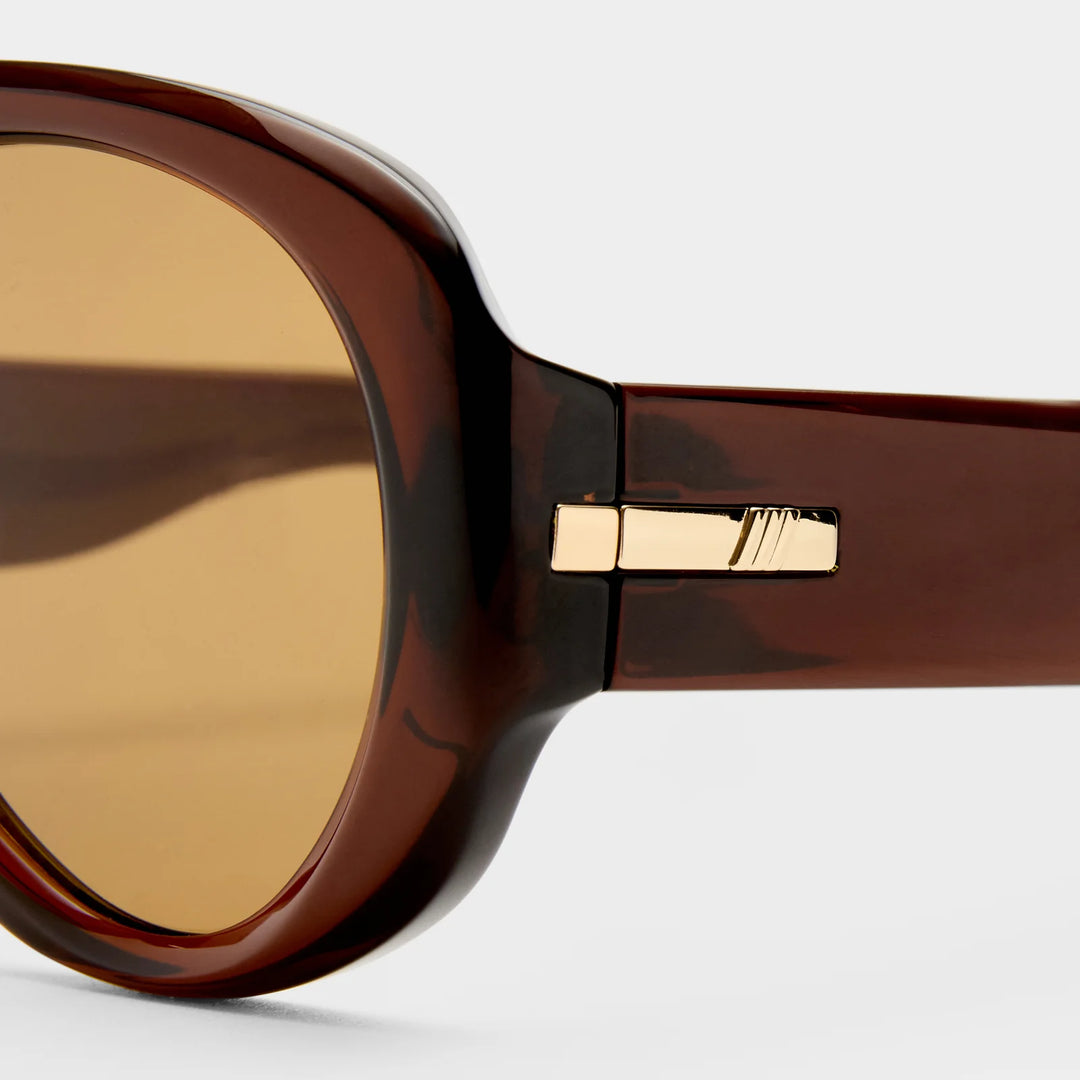 Le Specs Dream Boat Sunglasses - Cocoa