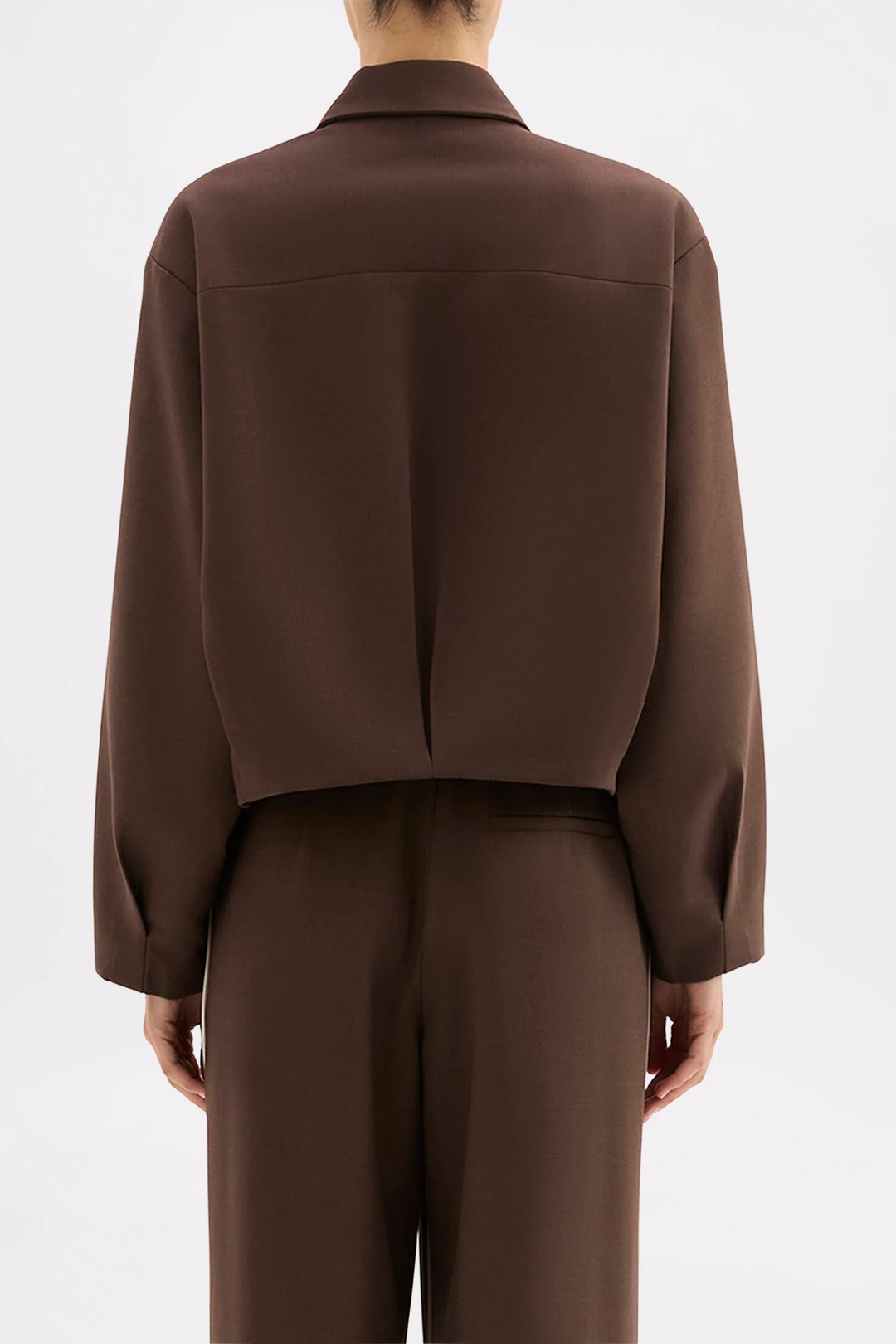 Nude Lucy Abigail Bomber - Walnut