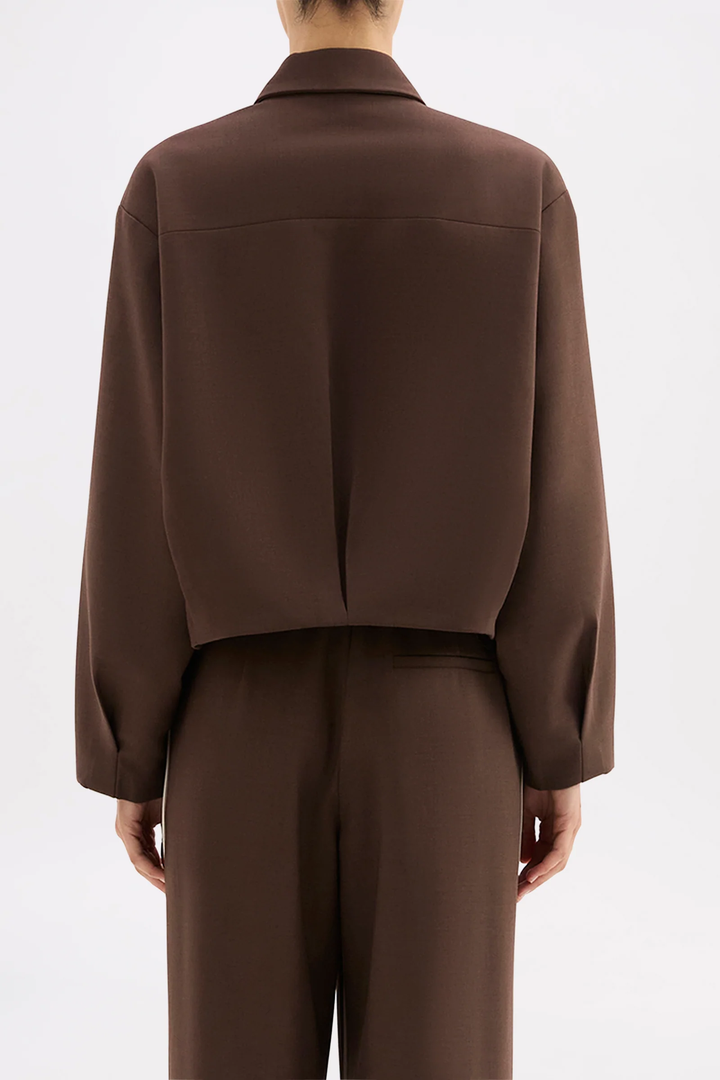 Nude Lucy Abigail Bomber - Walnut