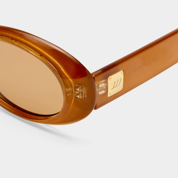 Le Specs Work It! Sunglasses - Gold Pearl
