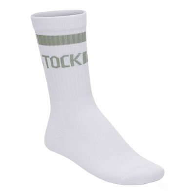 Birkenstock Cotton Tennis Sock - White/Pure Sage